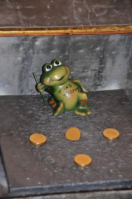 The Toad Trophy and the counters to get in the hole